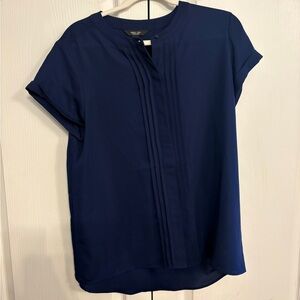 Simply Vera Vera Wang Navy Blouse